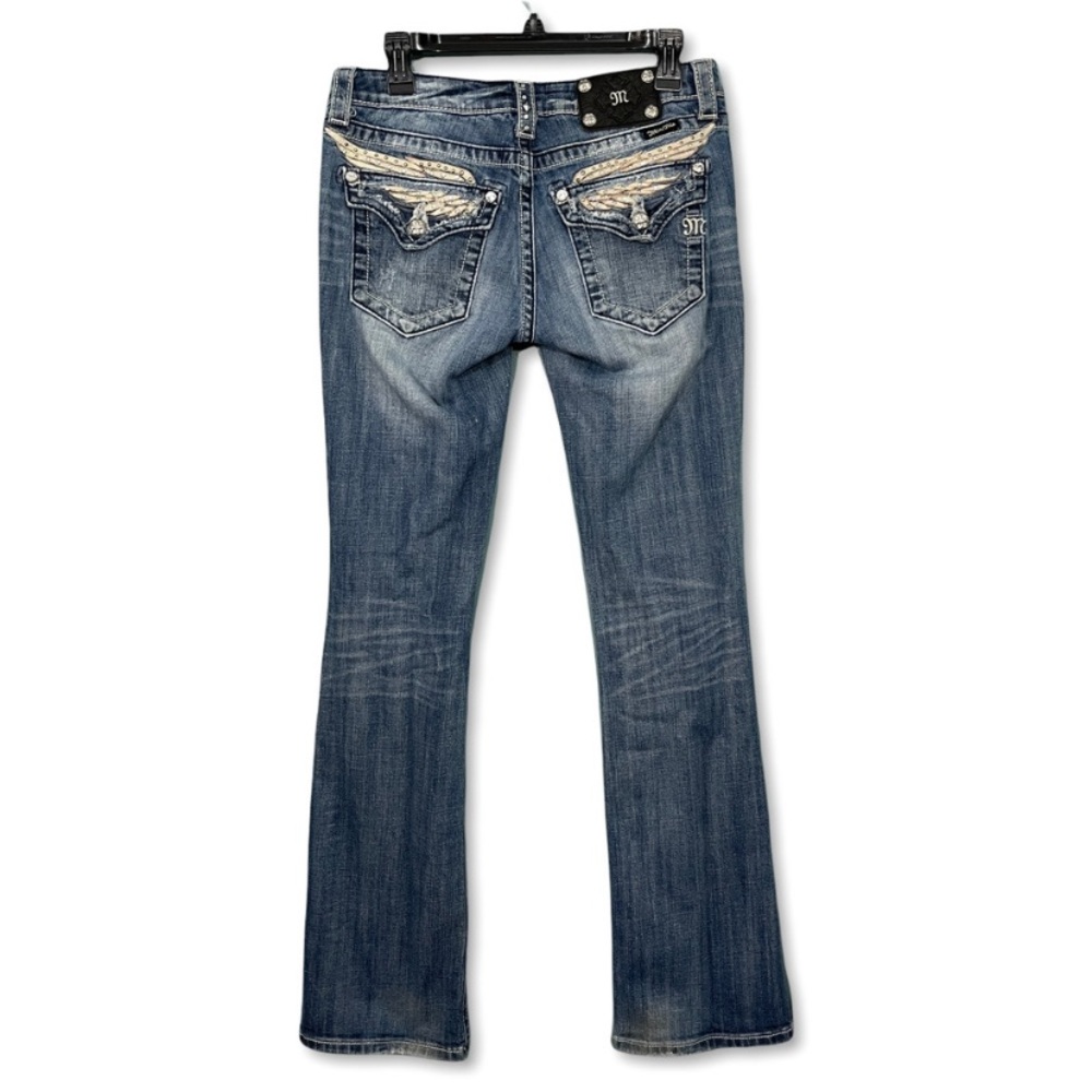 Miss Me Jeans bootcut Crystal Angel Wing